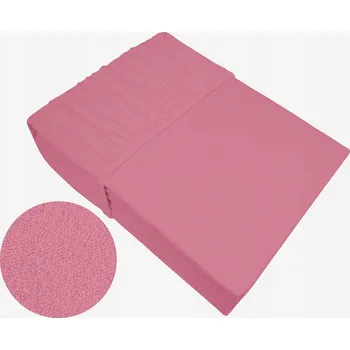 Prostěradlo Froté prostěradlo s gumou 100x200 korálové