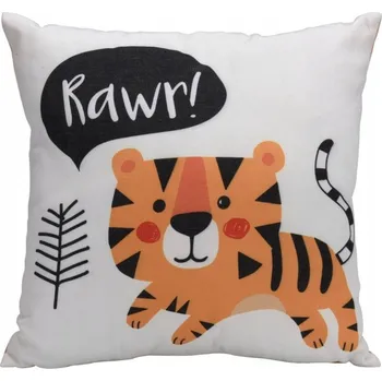 Povlak na dekorativní polštářek POVLEČENÍ NA DEKORAČNÍ POLŠTÁŘEK tygr 45 x 40 cm