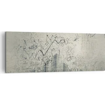 Obraz Foto obraz na plátně canvas 140x50 graffiti do obýváku, ložnice na zeď velký