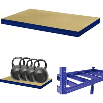 Dílenský regál Kovový skladový regál Wamar-Sosenka 6 x 120 x 50 cm, nosnost až 400 kg na polici