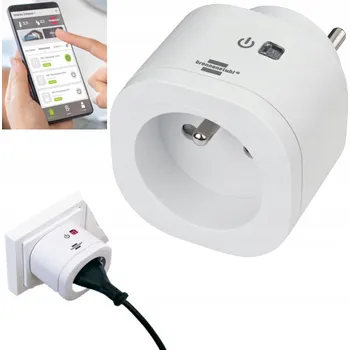 Elektrická zásuvka Elektrická Zásuvka dálkově ovládaná Brennenstuhl bílá
