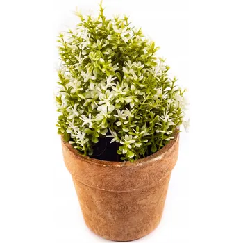 umělá květina OKRASNÁ KVĚTINA V KVĚTINÁČI keřík RŮZNÉ