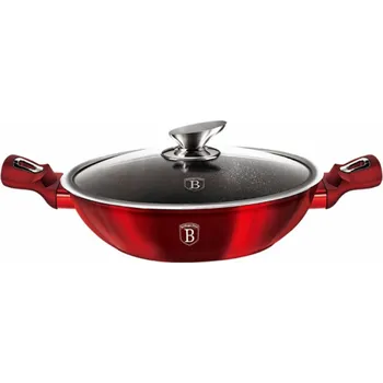 Pánev BERLINGERHAUS Wok s poklicí 30 cm Burgundy Edition BH-7110