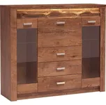 Komoda dvoudvéřová jasan světlý INDIANAPOLIS I8