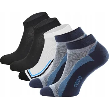 Pánské ponožky 5 párů Sportovních Kotníkové Ponožky Ponožek TODO Air Control Pánské Mix barev Velikost 44-46