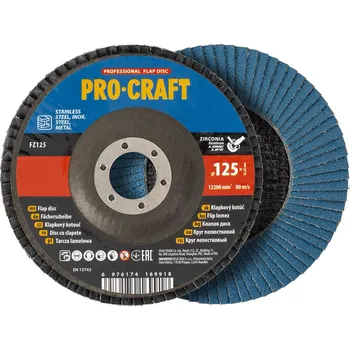 Brusný kotouč Lamelový kotouč Procraft FZ125P120T29 | FZ125P120T29