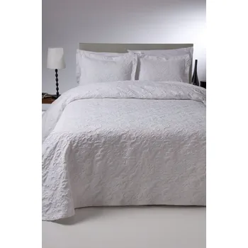 Prostěradlo Přehoz MrTowel bavlna 240 cm x 220 cm bílý