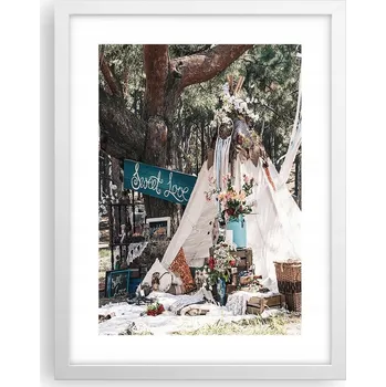 Obraz Obraz plakát v bílém rámu do obýváku 30x40 krajina plakáty na zeď