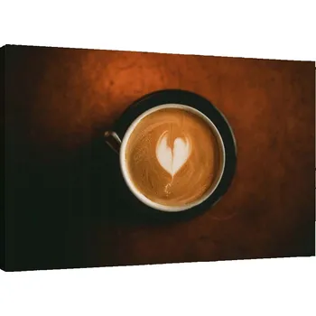 Obraz Obraz na plátně 60x40 šálek s kávou do kuchyně
