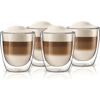 Sklenice Sklenice na kávu a čaj Aqualogis 300 ml 4 ks