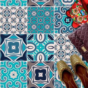 Fototapeta Samolepky na podlahové dlaždice 20x20 cm, středomořský styl