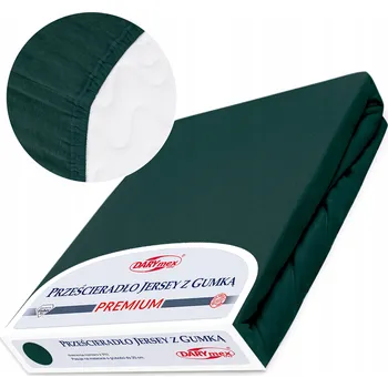 Prostěradlo Prostěradlo bavlněné s gumou 180x200 JERSEY VYSOKÁ GRAMÁŽ zelené