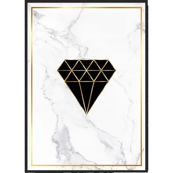 Obraz OBRAZ PLAKÁT V RÁMU 33x43 cm Diamant P1730