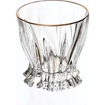 Skleničky na koňak, skleničky na likér, skleničky na whisky, skleničky na vodu, sklenice na vodku , koktejlové skleničky , poháry Aurum Crystal PLANTICA bezbarvé, vícebarevné, žluté 320ml 6 ks