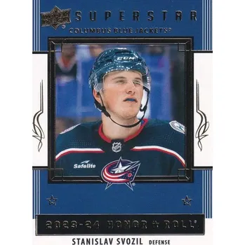 Karetní hra insert RC karta STANISLAV SVOZIL 23-24 UD Ser. 2 Honor Roll číslo HR49