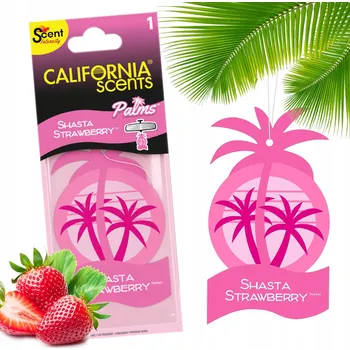 Vůně do auta CALIFORNIA SCENTS Palms - Vůně Shasta Strawberry (Jahoda)