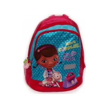 Jednokomorový Batoh pro předškoláky Doctor Dosia Beniamin pro dívky, modrý, růžový