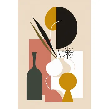 Plakát Plakát Abstraktní Zátiší bez rámu 61 x 91,5 cm