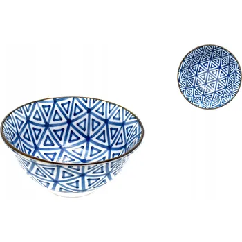 Japonská miska na rýži Sankakkei Blue 15 cm 400 ml