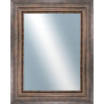 Zrcadlo Zrcadlo DANTIK nástěnné obdélníkové, dřevěný rám, 400 x 500 mm