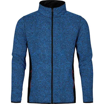 Pánské oblečení Promodoro Pánská pletená fleecová bunda E7700 Heather Royal S