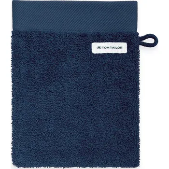 Talíř Tom Tailor Žínka froté Dark Navy, 16 x 21 cm, sada 6 ks, modrá