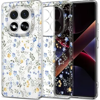 Pouzdro na mobilní telefon Tech-Protect | Tech-Protect Flexair kryt na Xiaomi Redmi Note 14 Pro 5G / Poco X7 5G, spring flowers