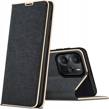 Pouzdro na mobilní telefon Pouzdro s klopou KrainaGSM pro Xiaomi Redmi Note 14 5G černé