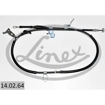 Lanko parkovací brzdy Tažné lanko, parkovací brzda LINEX 14.02.64