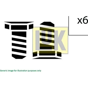 Setrvačník motoru Sada šroubů, setrvačník Schaeffler LuK 411 0239 10