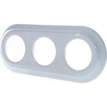 Elektrická zásuvka Rámeček trojitý JLM bílý