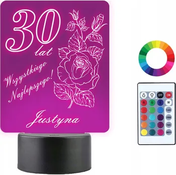 Lampička Noční lampa Plexido vícebarevná