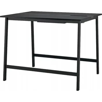 Konferenční stolek IKEA MITTZON Konferenční stůl 140x108x105 cm ořechová dýha/černý