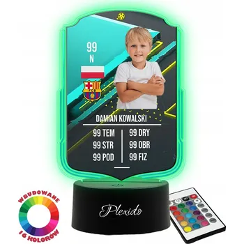 Lampička Plexido vícebarevná Noční lampa