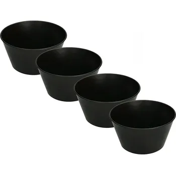 Zednická nádoba Míchací nádoba na sádru 2l - 4 ks. černá kotarbau