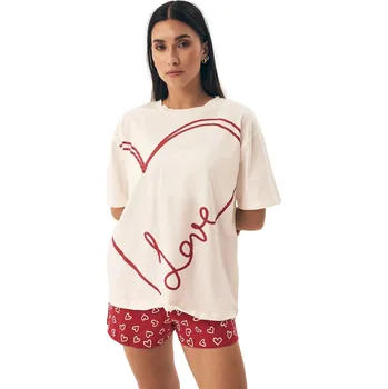 Dámské pyžamo Dámské pyžamo HENDERSON LADIES 42655 NECESITO CREAM XL 0