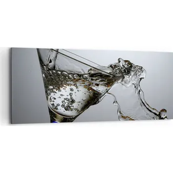 Obraz Obraz na plátně do obýváku ložnice 120x50 sklenice foto obrazy na zeď