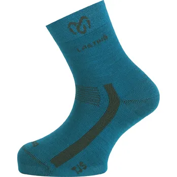 TJS dětské merino ponožky - Modrá 590 / (24-28) XXS / Modrá