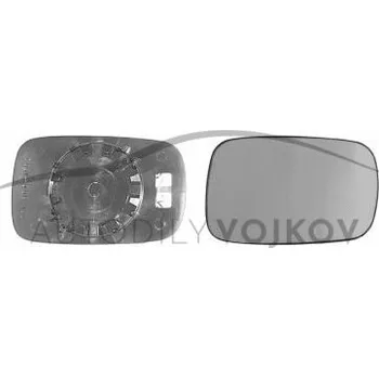 Auto zrcátko Pravé sklo zpětného zrcátka s plastovým držákem vyhřívané Renault Laguna II 2005 - 2007