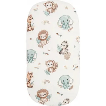 Prostěradlo Bambusové prostěradlo do kočárku 75X35 Safari Bonjour Cherie
