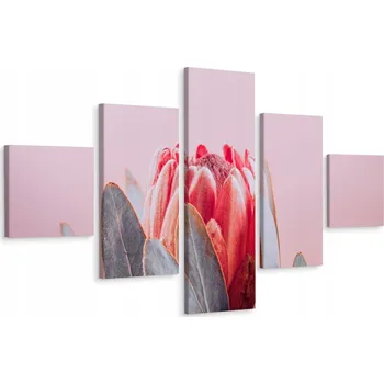 Obraz Vícedílný obraz Barevný KVĚT Rostlina 3D 200x120