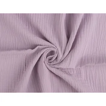 Mušelín / dvojitá gázovina METRÁŽ - 9 (116) fialová nejsvětlejší