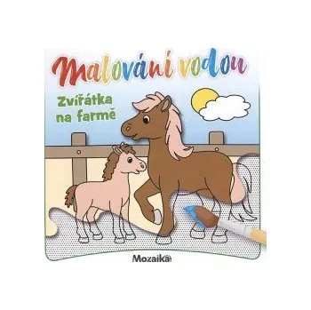 omalovánky Malování vodou - Zvířátka na farmě