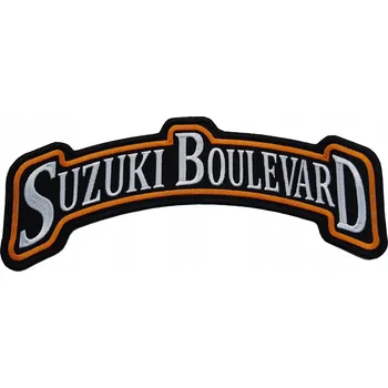 Nášivka VAR nášivka SUZUKI BOULEVARD 30 x 11 cm VELKÁ