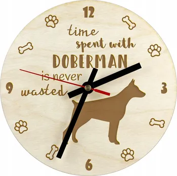 Hodiny Nástěnné hodiny Art-Dog béžové 30 cm