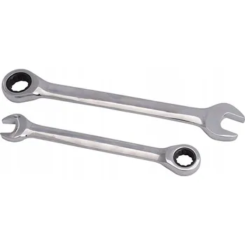 Klíč OBOUSTRANNÝ OČKOPLOCHÝ KLÍČ S RÁČNOU CHROMOVANÁ OCEL 16MM