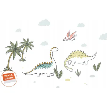 Samolepící dekorace Samolepka na stěnu dla dzieci Dinosauři dinosaurus