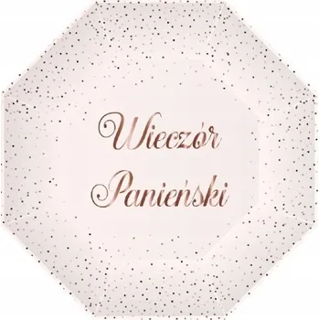 Talíř Talířky PartyPal Rozlučka Se Svobodou rose gold 23 cm 6 ks