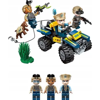 ostatní stavebnice Qman 1919-1 Čtyřkolka v Stavebnice