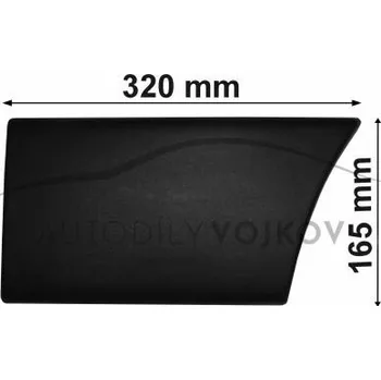 Lišta karosérie Lišta boční před kolem - dlouhý/střední rozvor levá L Fiat Ducato 2002 - 2006